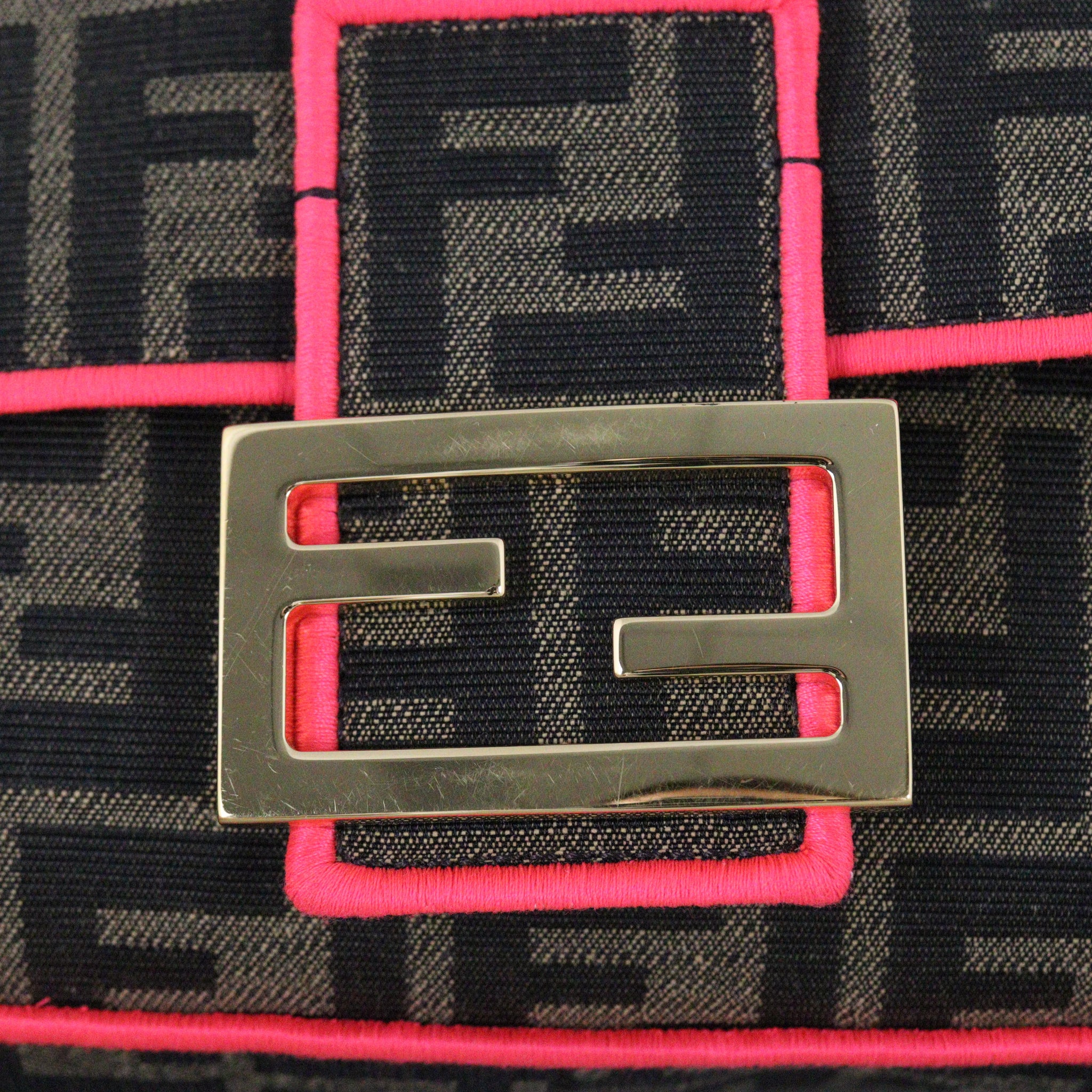 Fendi Baguette Bag FF 1974 Fluoro
