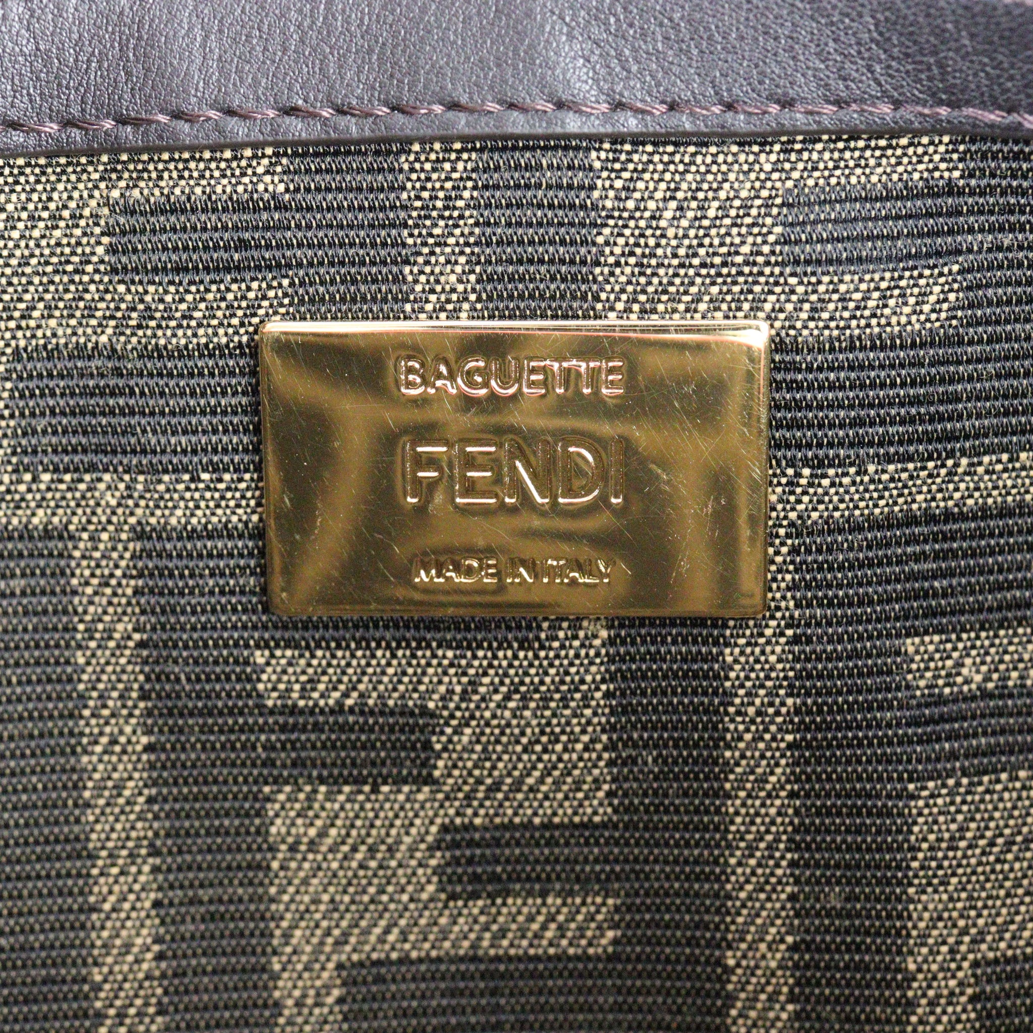 Fendi Baguette Bag FF 1974 Fluoro