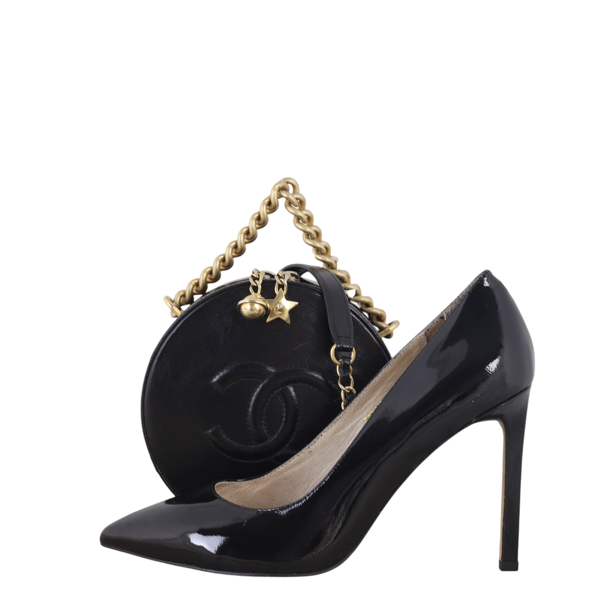 Chanel Round Clutch with Chain