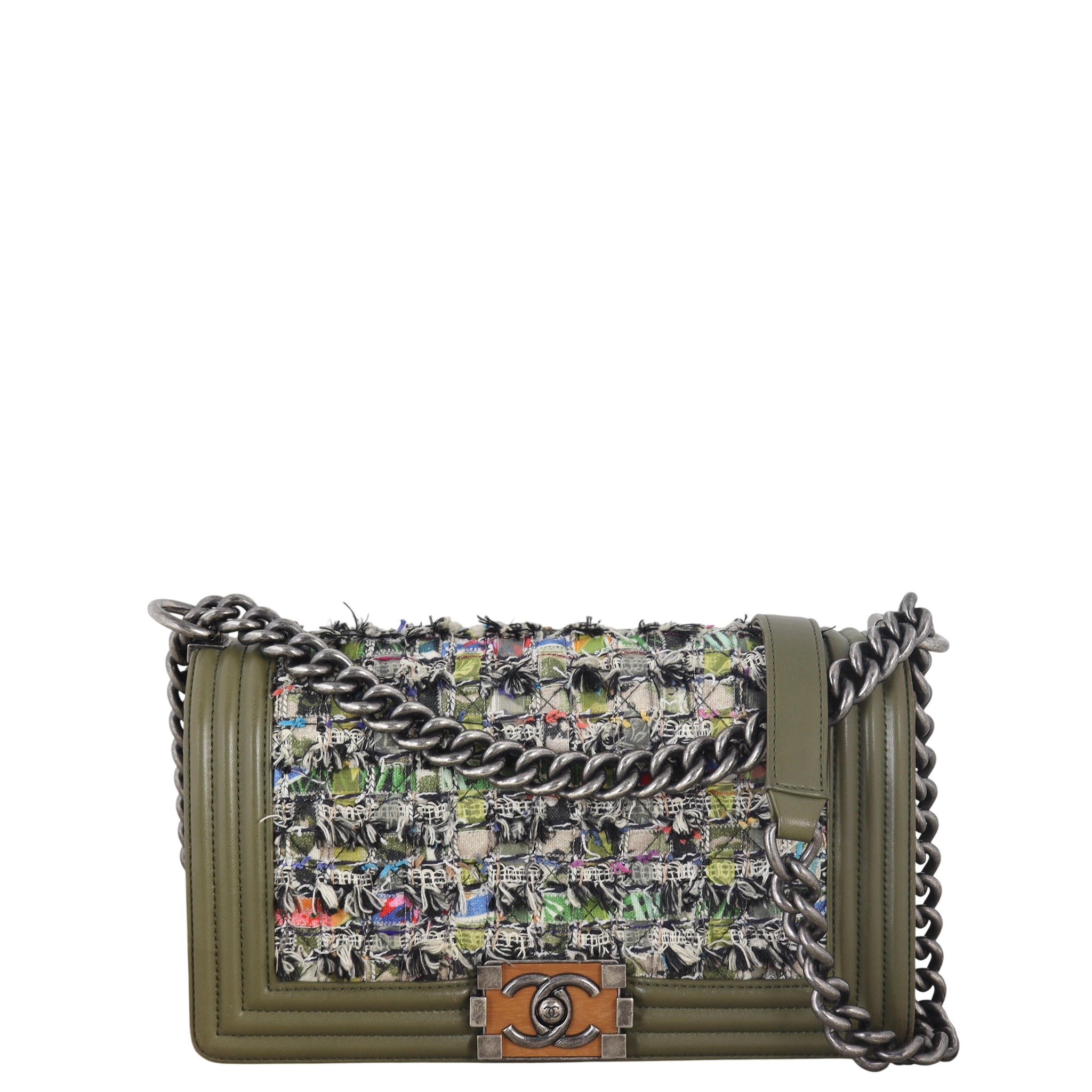 Chanel Boy Old Medium Tweed