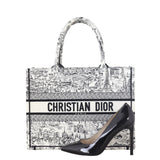 Dior Book Tote Medium Paris All Over