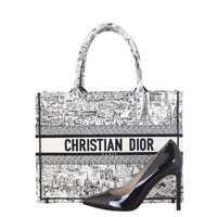 Dior Book Tote Medium Paris All Over