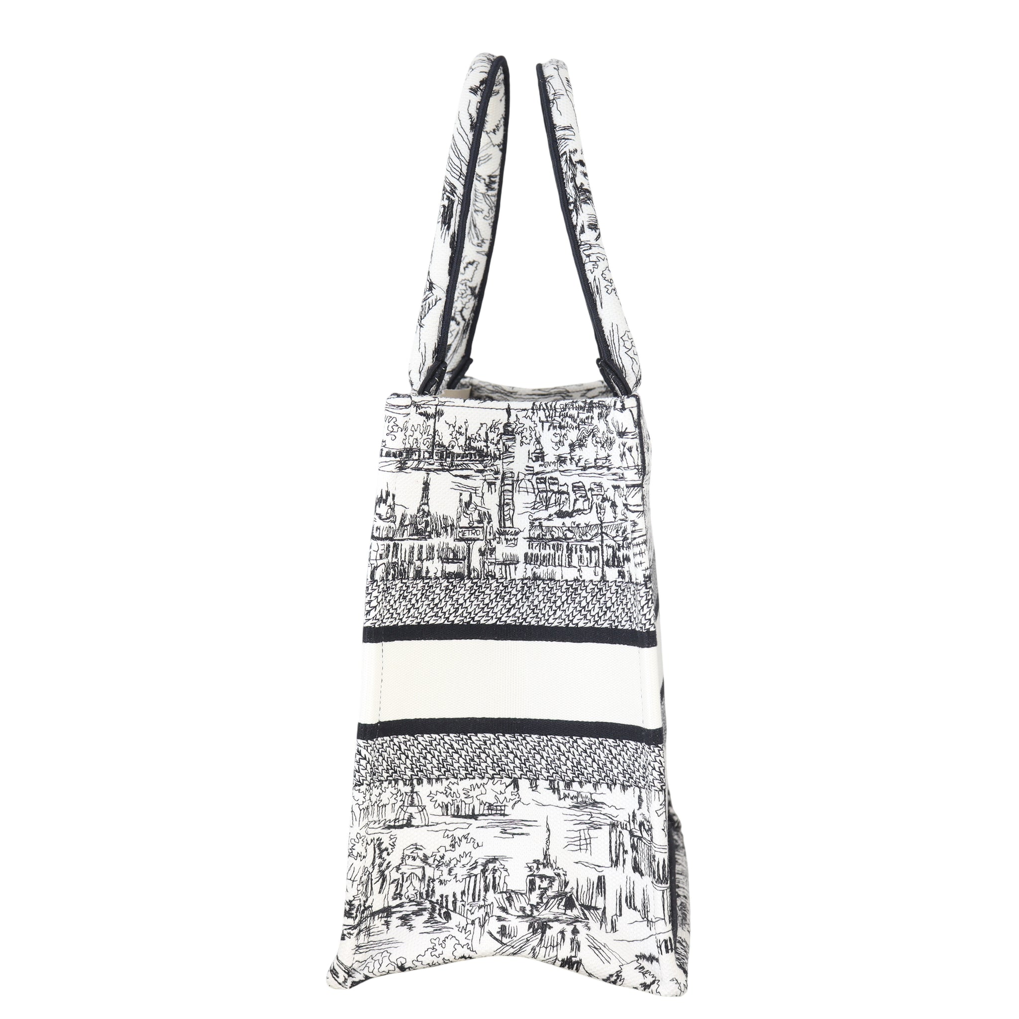 Dior Book Tote Medium Paris All Over