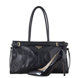 Prada Vitello Shine Bonnie Shoulder Bag Large