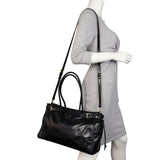 Prada Vitello Shine Bonnie Shoulder Bag Large