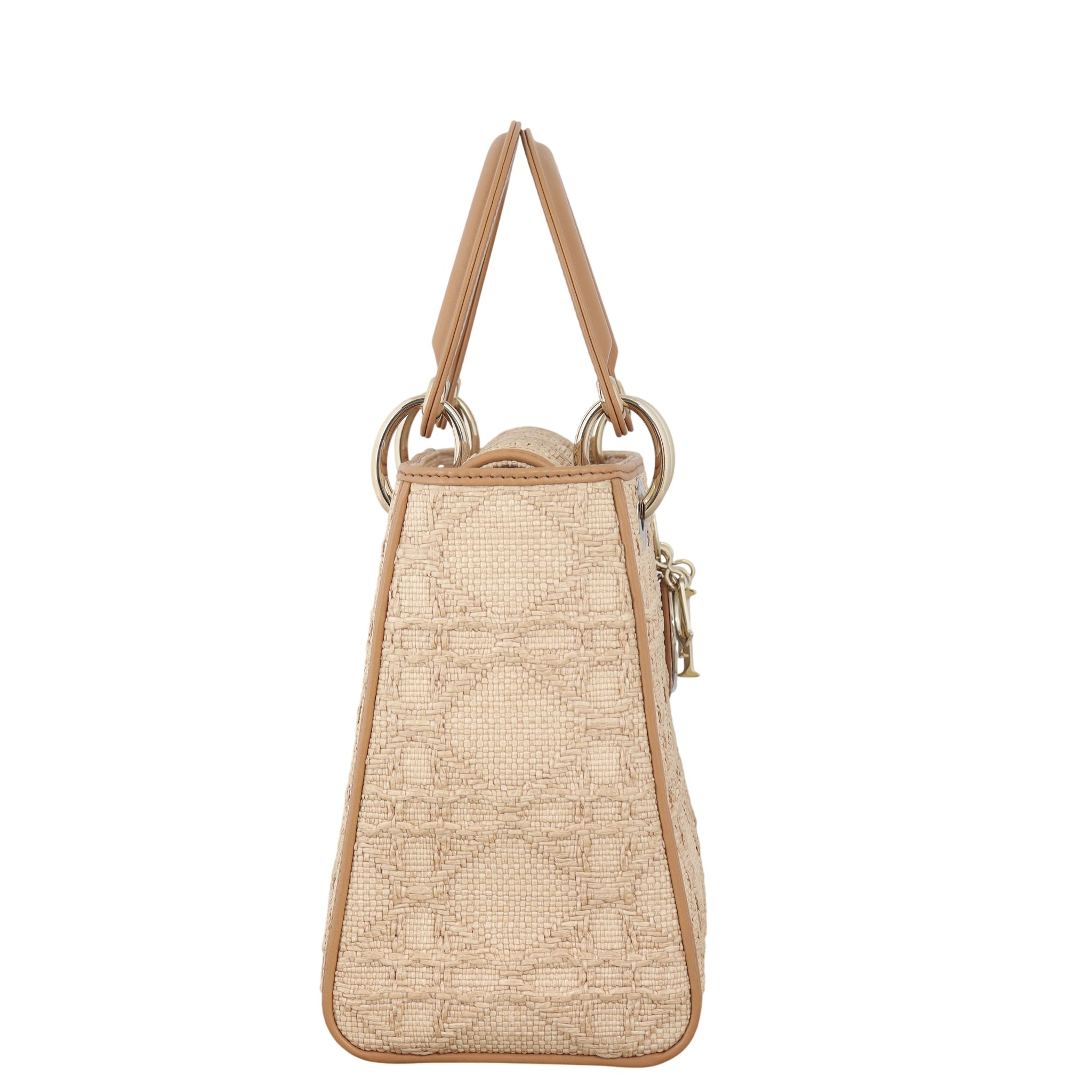 Dior Lady D-Lite Medium Raffia