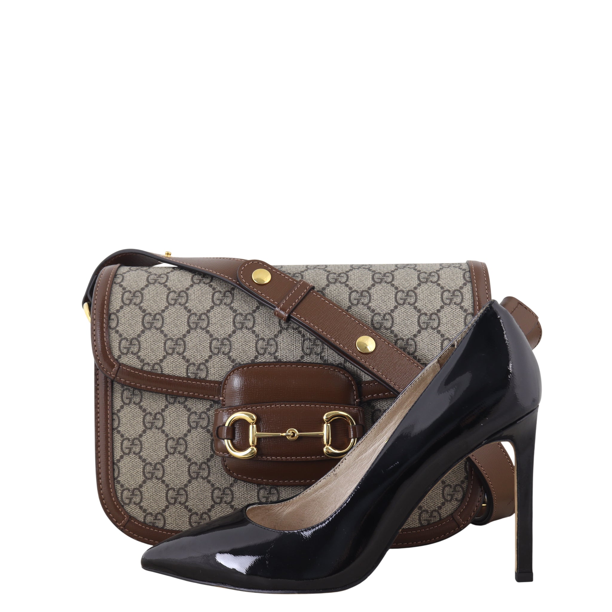 Gucci GG Supreme Horsebit 1955 Shoulder Bag