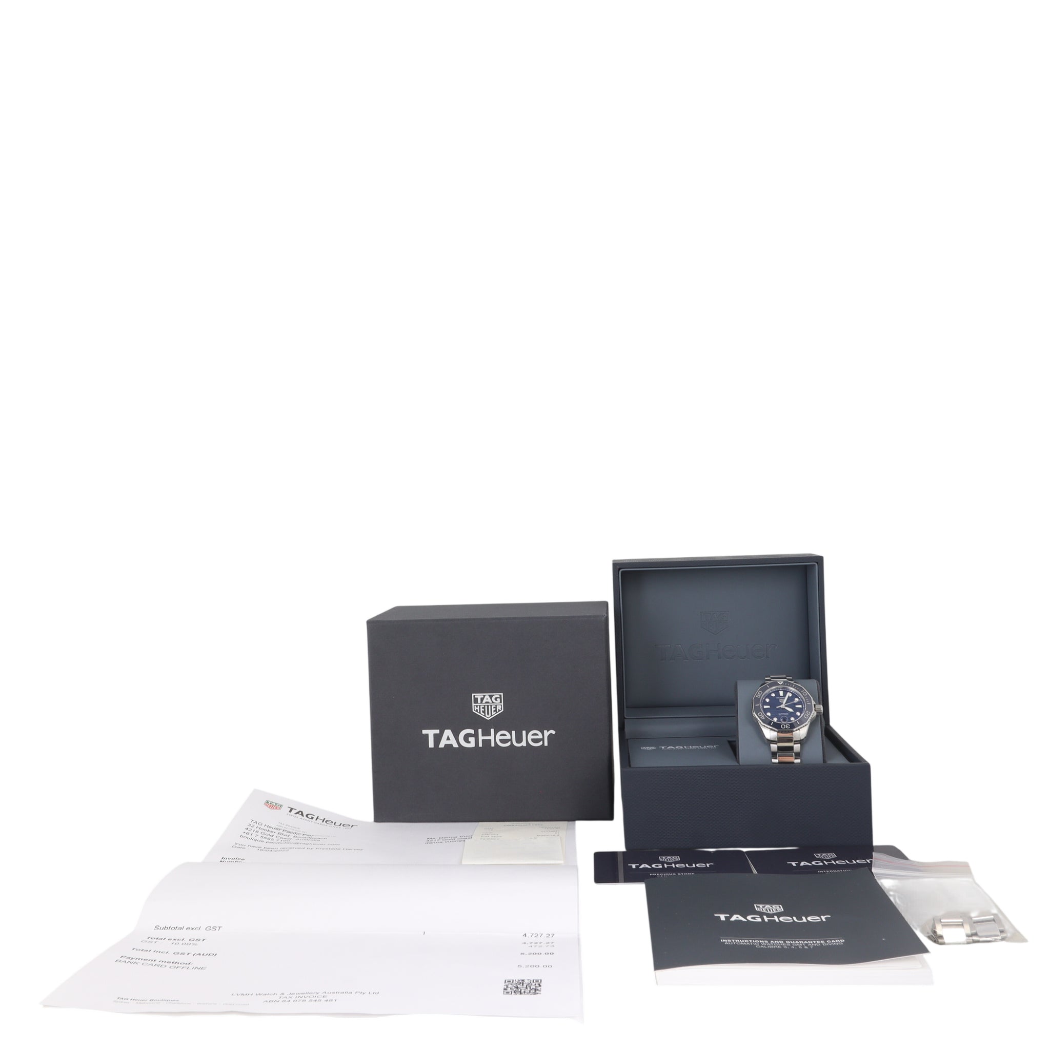 TAG Heuer Aquaracer 300m Date Diamond 36mm Watch