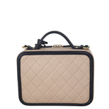 Chanel CC Filigree Vanity Case Medium