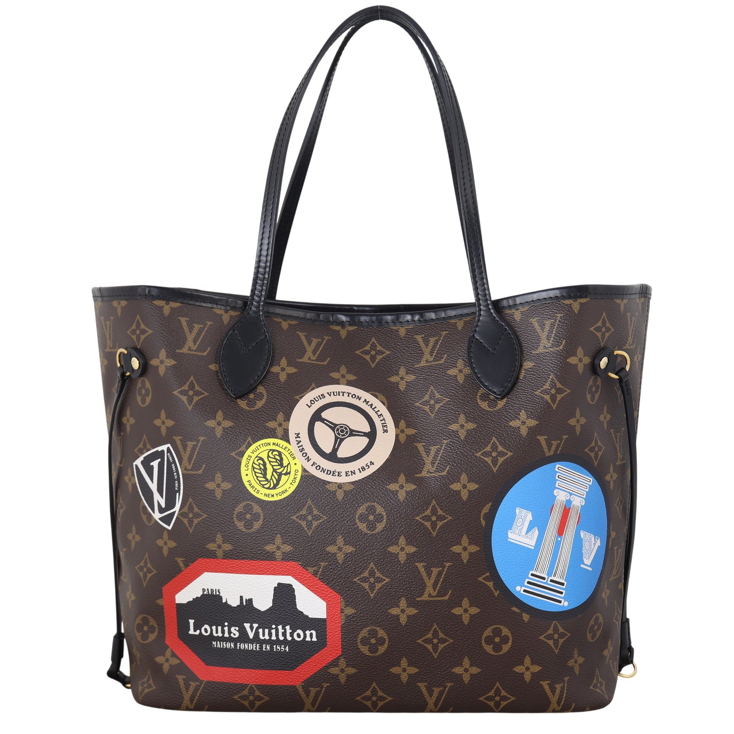 Louis Vuitton Neverfull MM Monogram World Tour