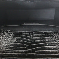 Saint Laurent Manhattan Shoulder Bag Medium Croc Embossed