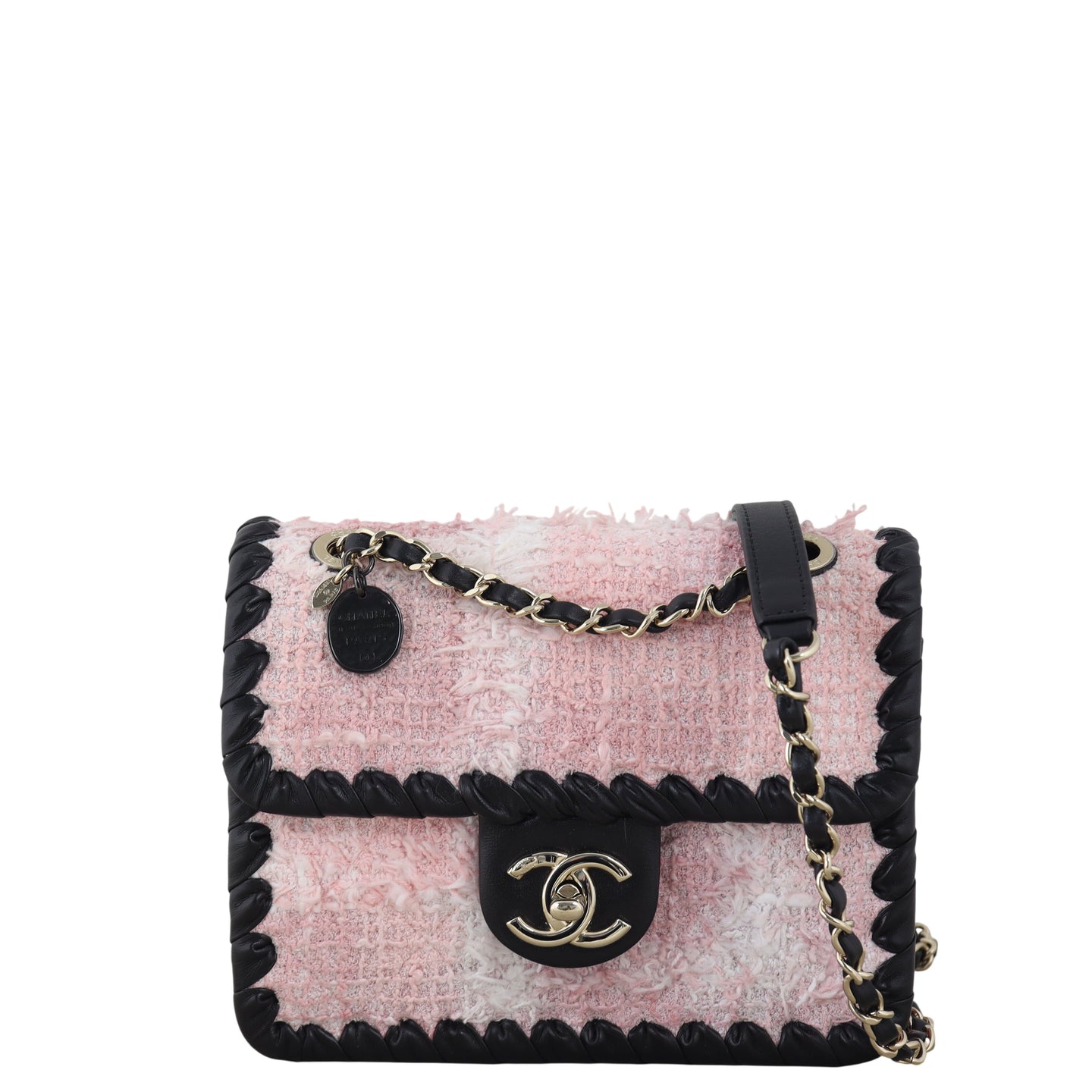 Chanel My Own Frame Flap Bag Mini Tweed