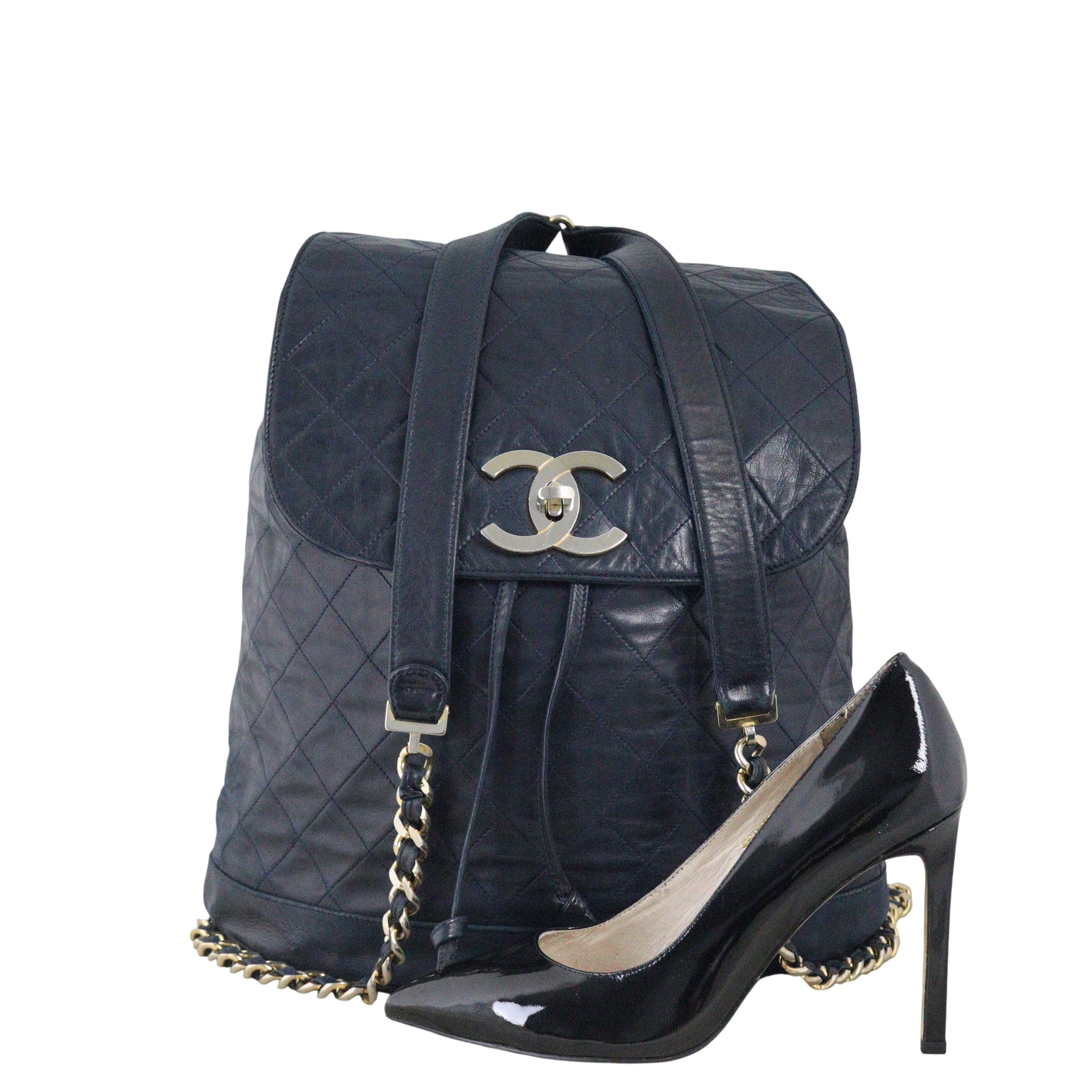 Chanel Vintage Drawstring Backpack