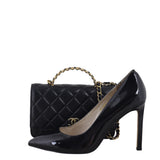 Chanel Logo Top Handle Wallet on Chain