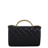 Chanel Logo Top Handle Wallet on Chain