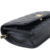 Chanel Logo Top Handle Wallet on Chain