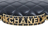 Chanel Logo Top Handle Wallet on Chain