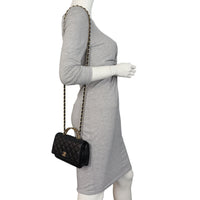 Chanel Logo Top Handle Wallet on Chain