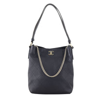 Chanel CC Side Stripes Hobo