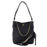 Chanel CC Side Stripes Hobo