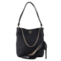 Chanel CC Side Stripes Hobo