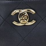 Chanel CC Side Stripes Hobo