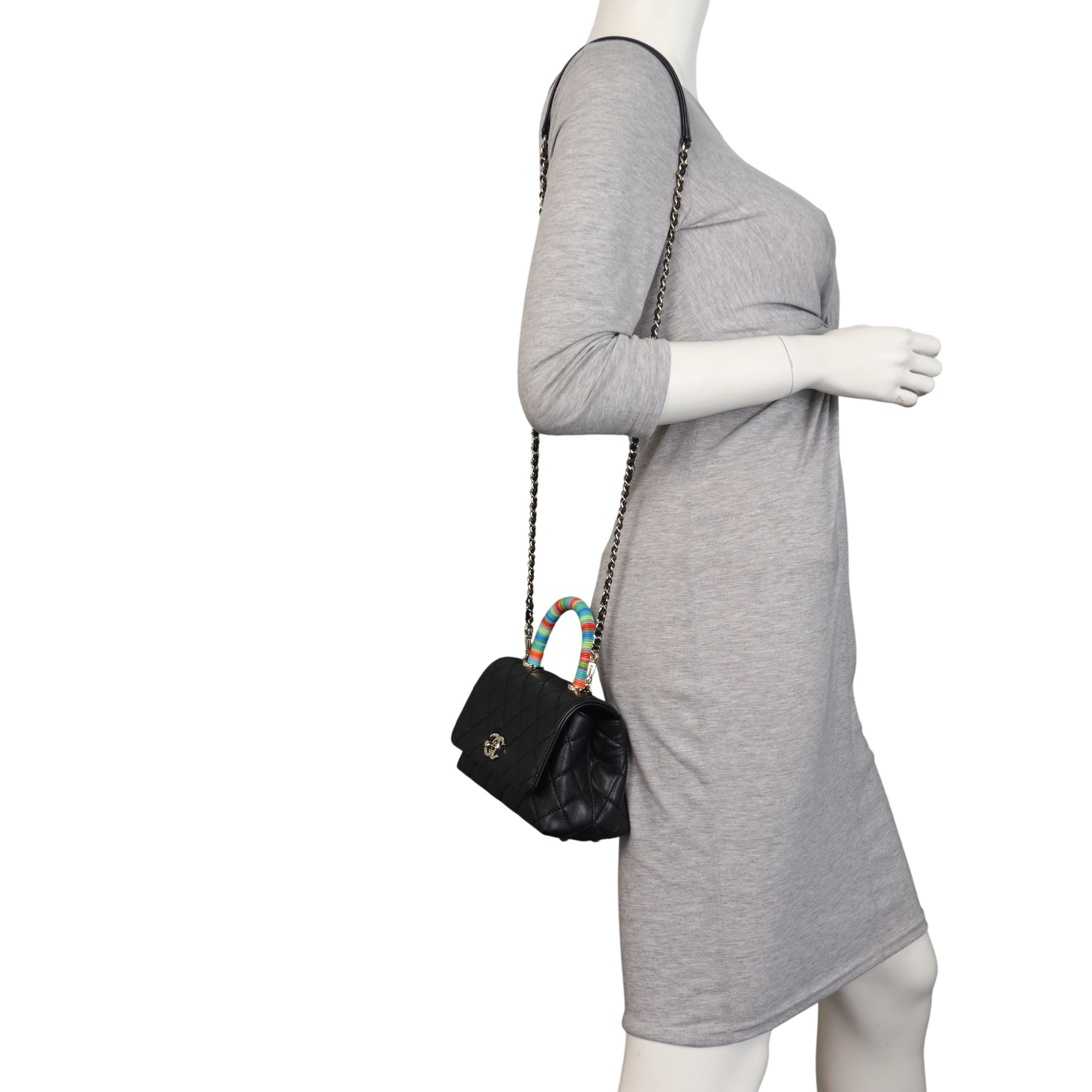 Chanel Coco Top Handle Extra Mini Bag