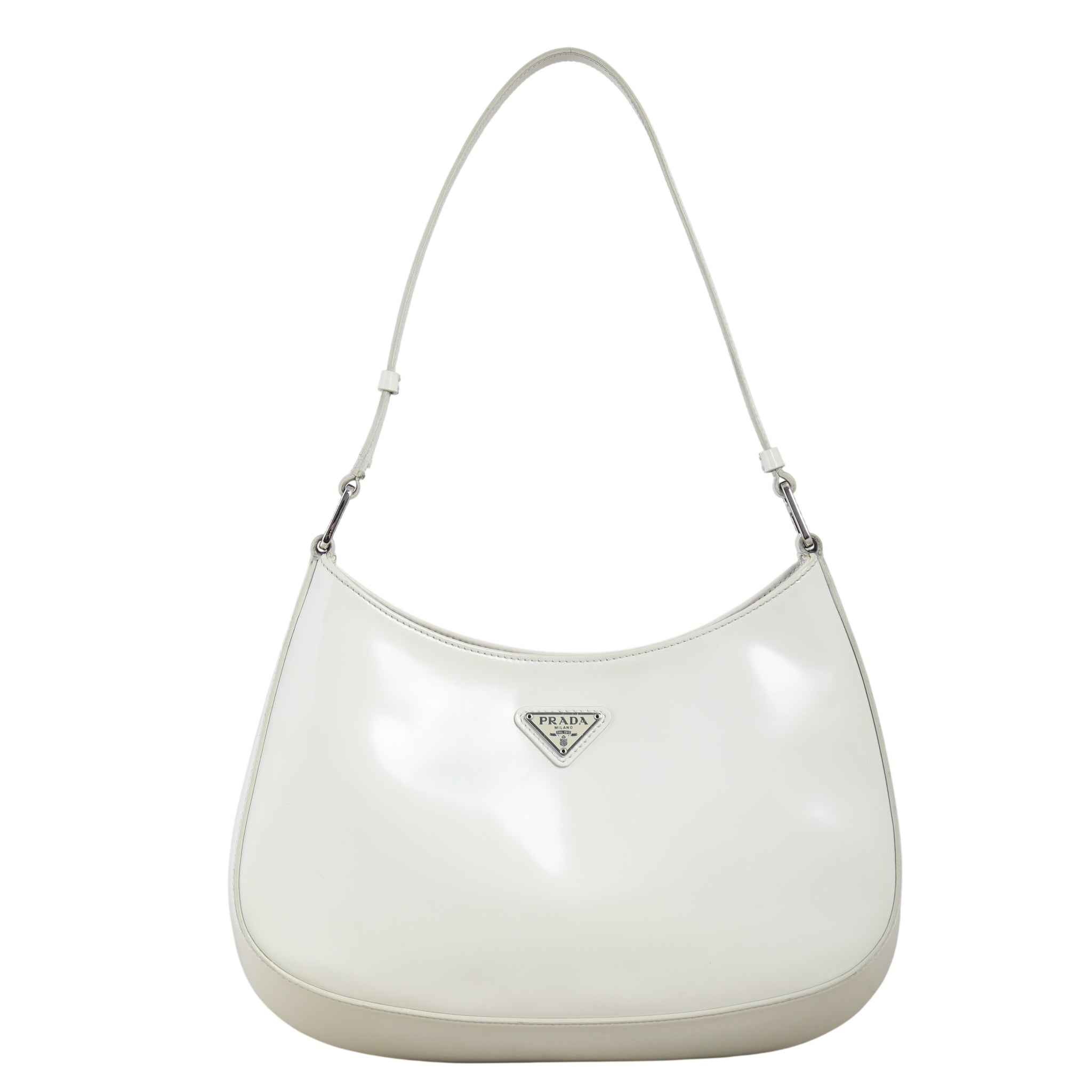 Prada Cleo Shoulder Bag Brushed Leather