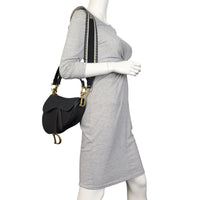 Dior Saddle Bag with Embroidered Strap