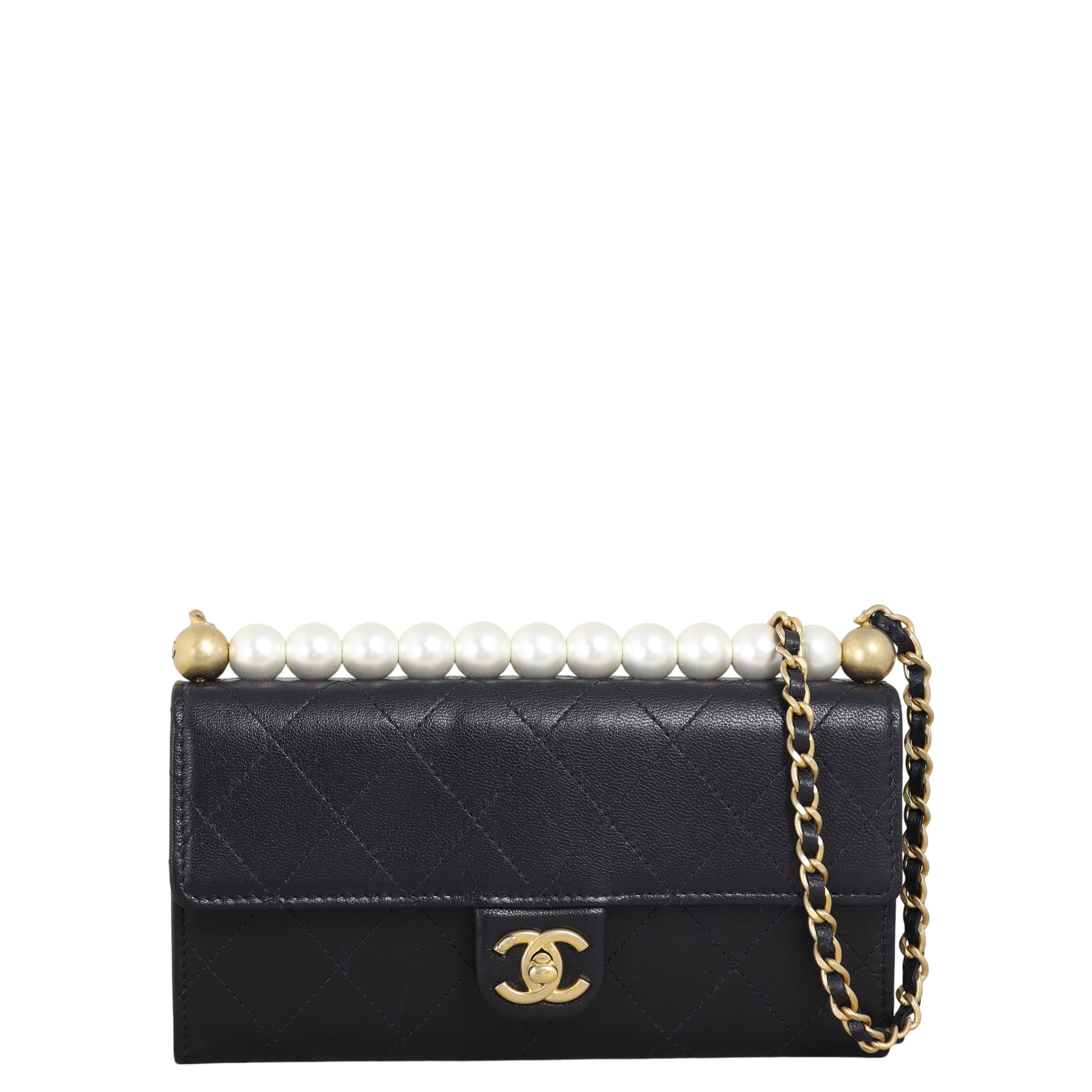 Chanel Chic Pearls Long Wallet on Chain