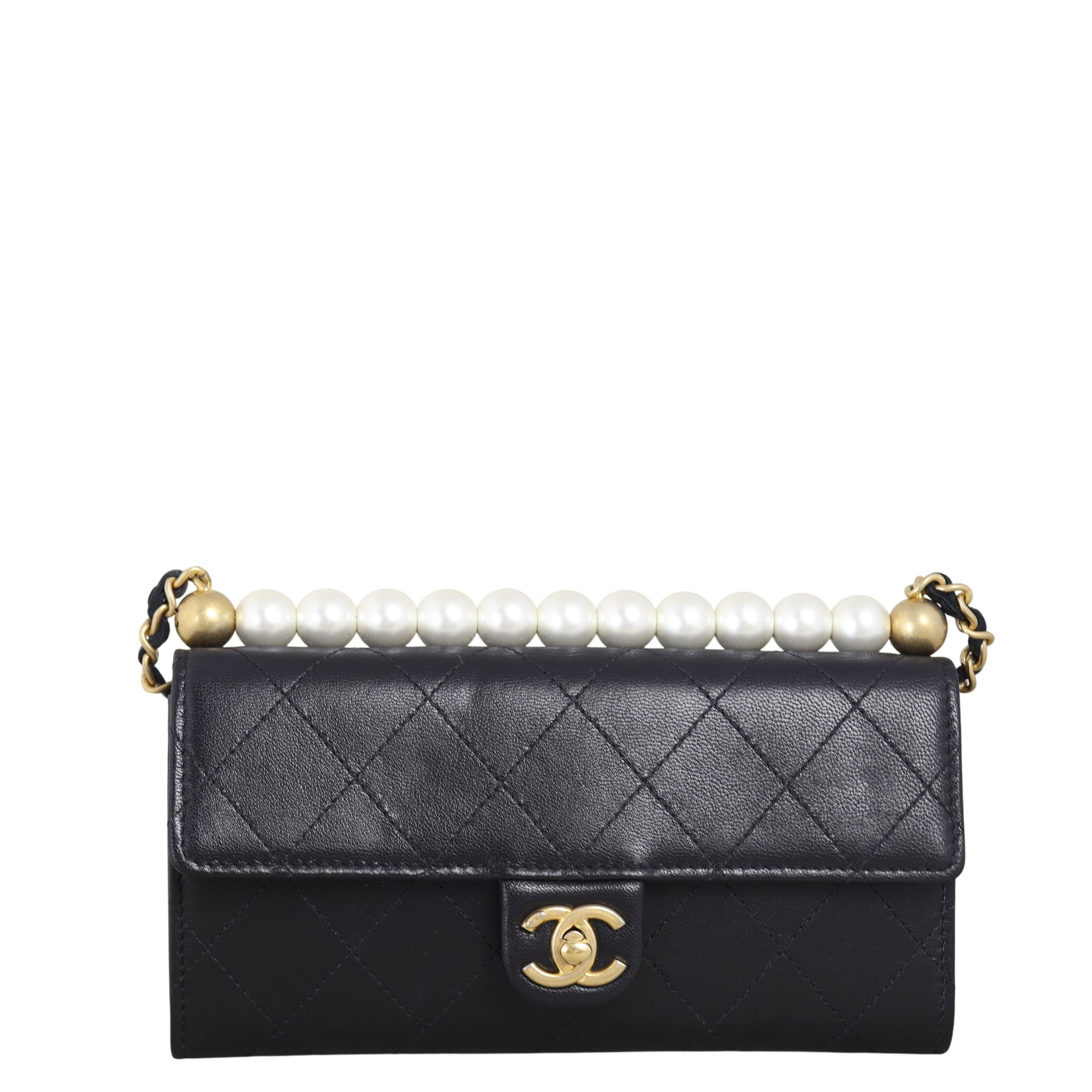 Chanel Chic Pearls Long Wallet on Chain