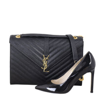 Saint Laurent Matelasse Envelope Large Bag