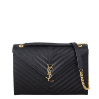 Saint Laurent Matelasse Envelope Large Bag