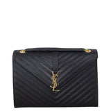 Saint Laurent Matelasse Envelope Large Bag
