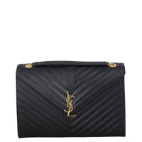Saint Laurent Matelasse Envelope Large Bag