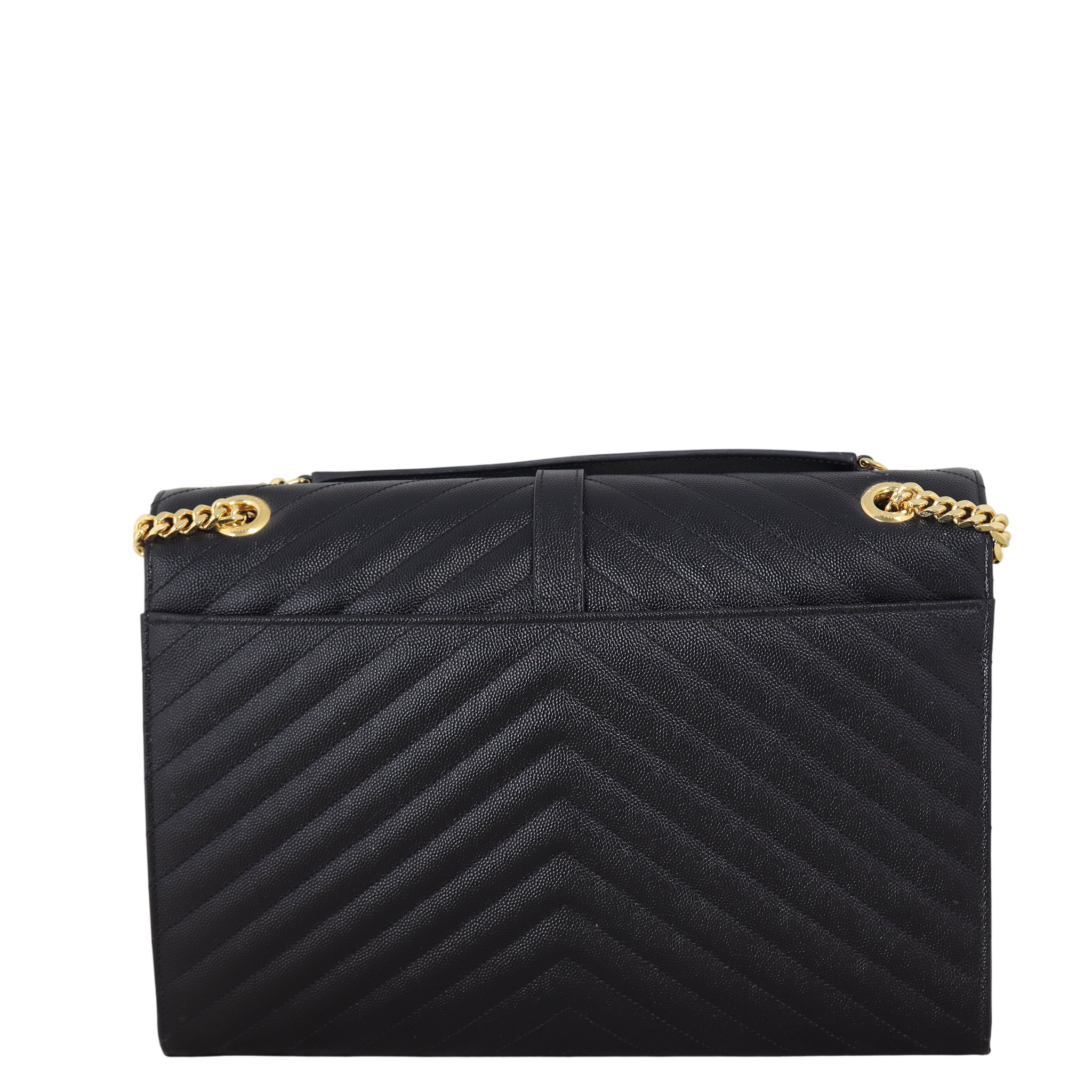 Saint Laurent Matelasse Envelope Large Bag