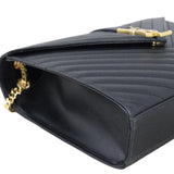 Saint Laurent Matelasse Envelope Large Bag