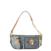 Louis Vuitton Pouchy Monogram Denim Patchwork