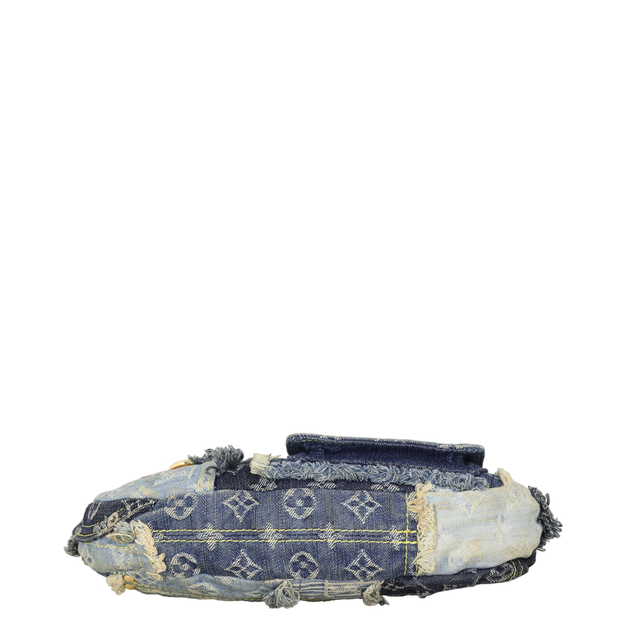 Louis Vuitton Pouchy Monogram Denim Patchwork