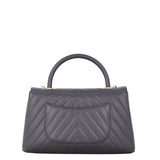 Chanel Coco Top Handle Medium Bag Chevron