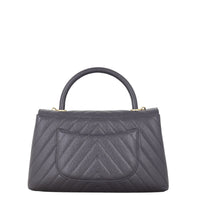 Chanel Coco Top Handle Medium Bag Chevron