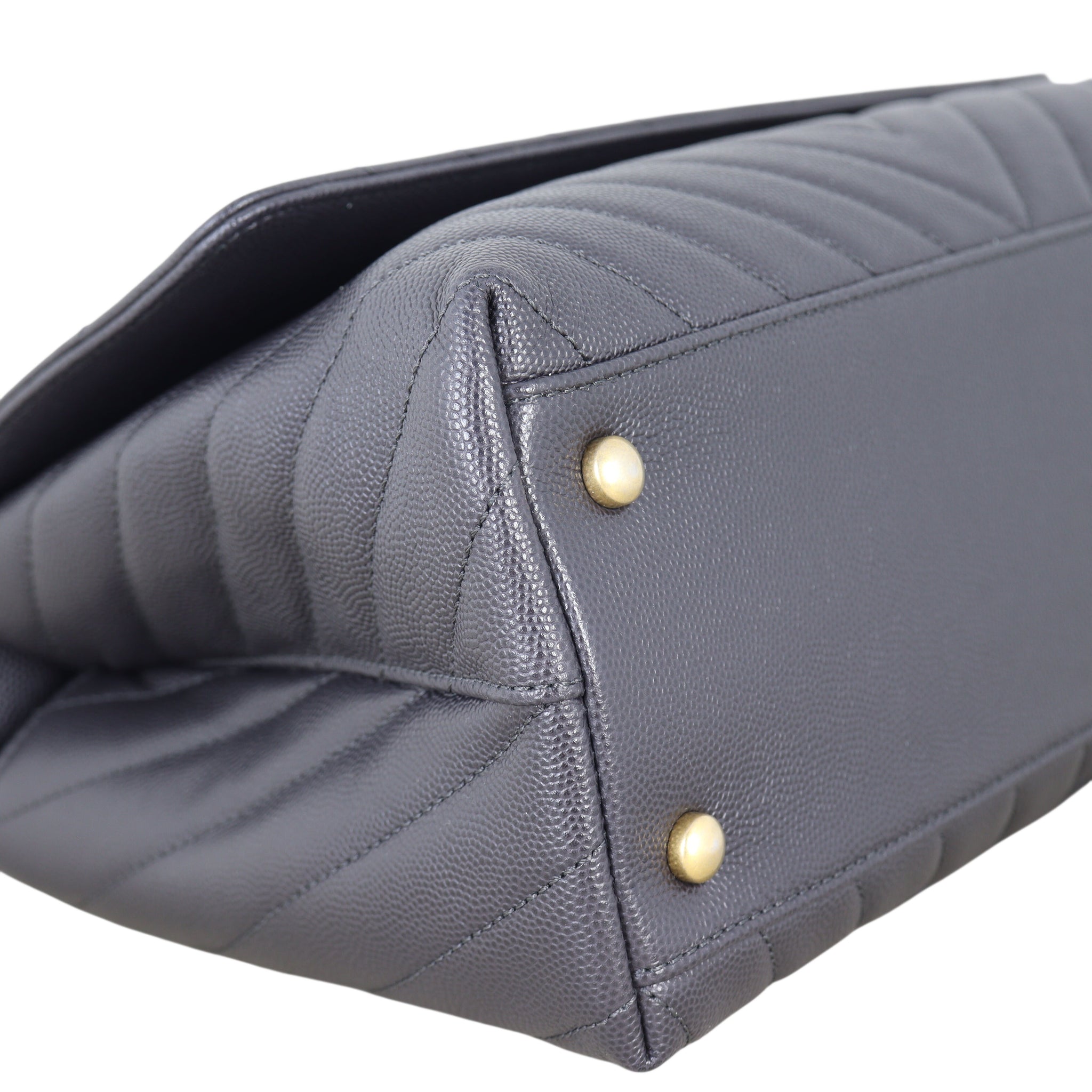 Chanel Coco Top Handle Medium Bag Chevron