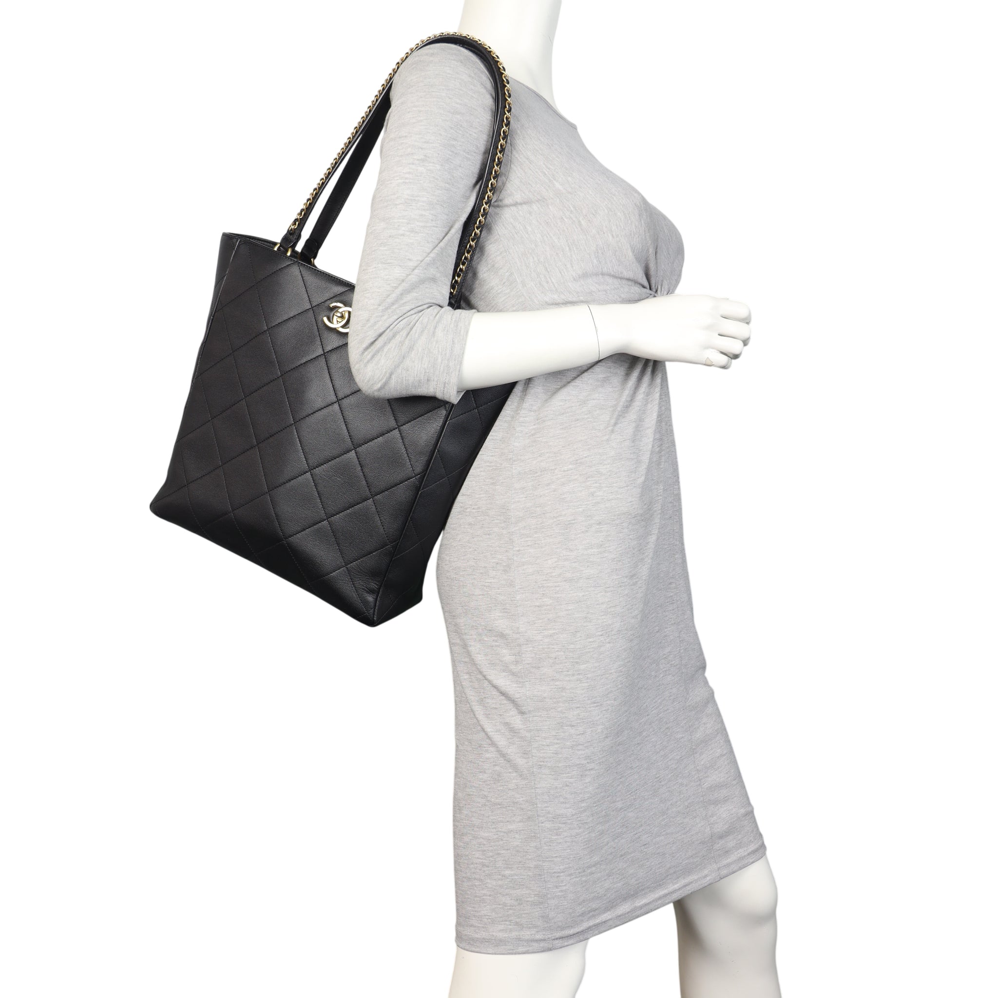 Chanel CC Chain Shopping Tote