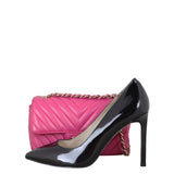 Chanel Classic Flap Mini Rectangular Bag Chevron Lambskin