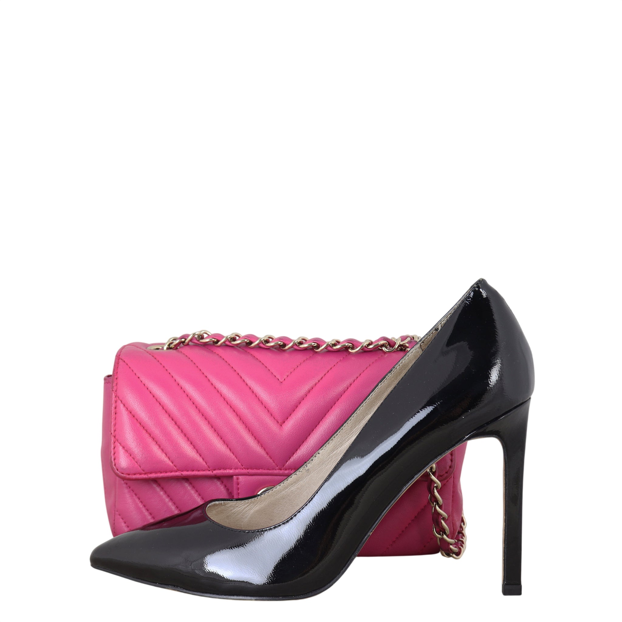 Chanel Classic Flap Mini Rectangular Bag Chevron Lambskin