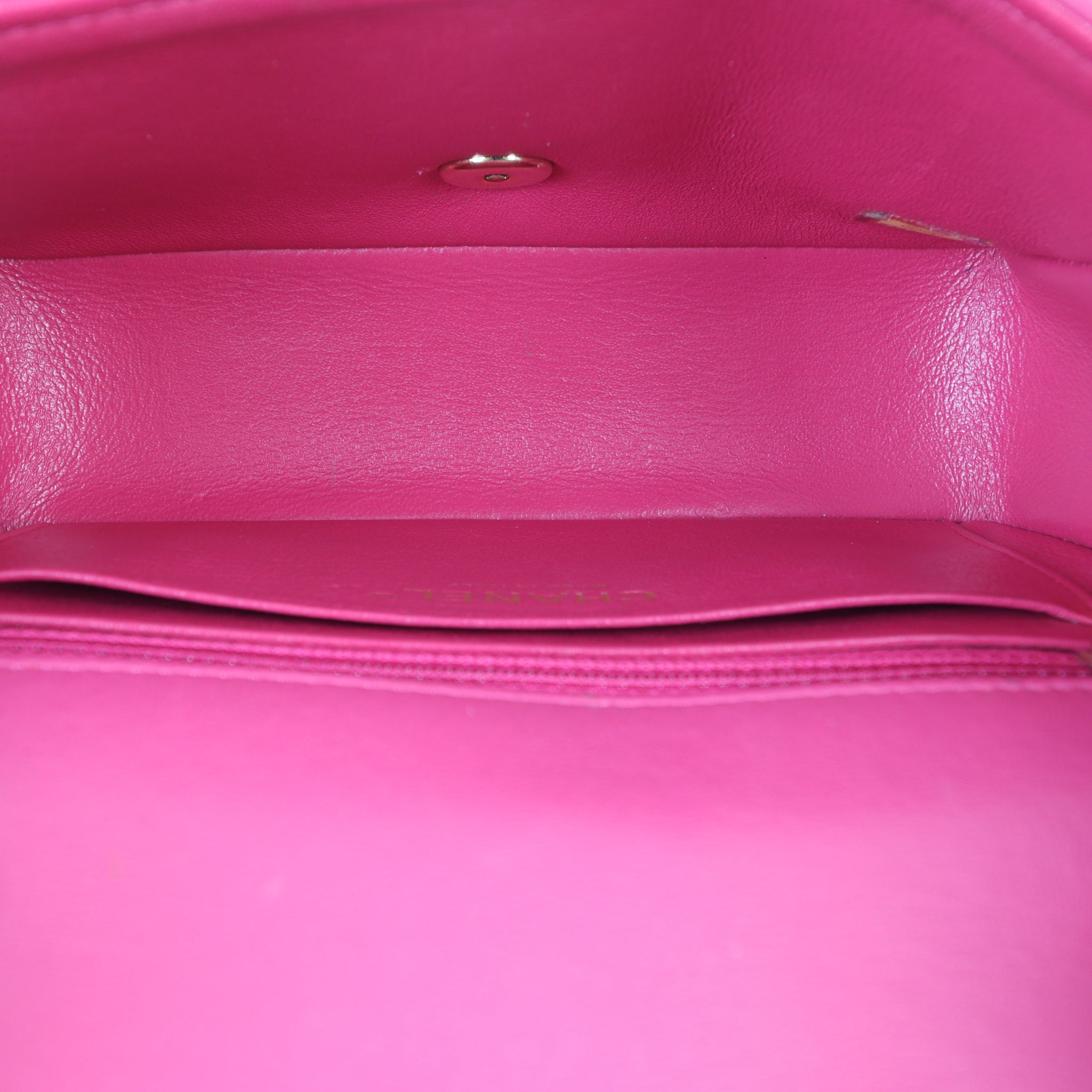 Chanel Classic Flap Mini Rectangular Bag Chevron Lambskin