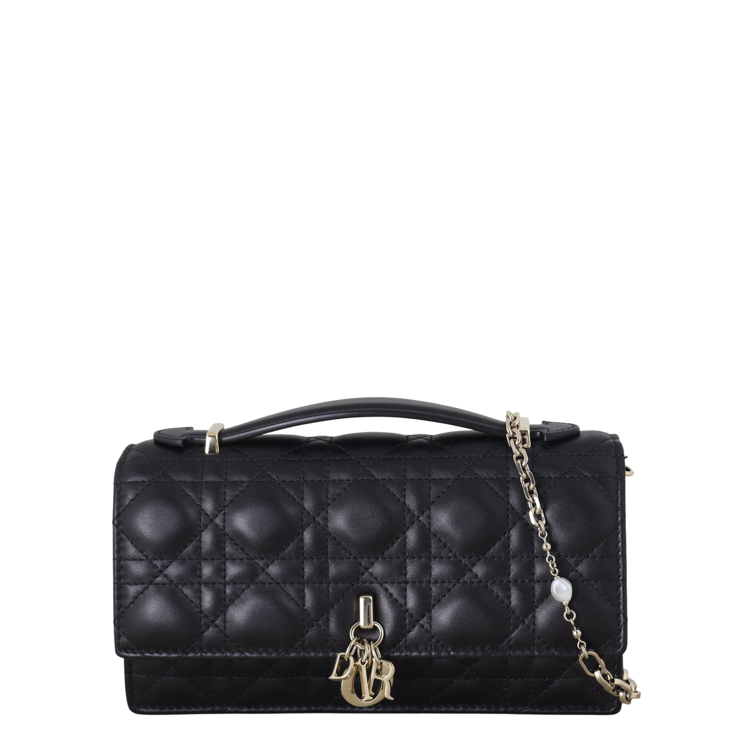 Dior My Dior Top Handle Mini Clutch on Chain