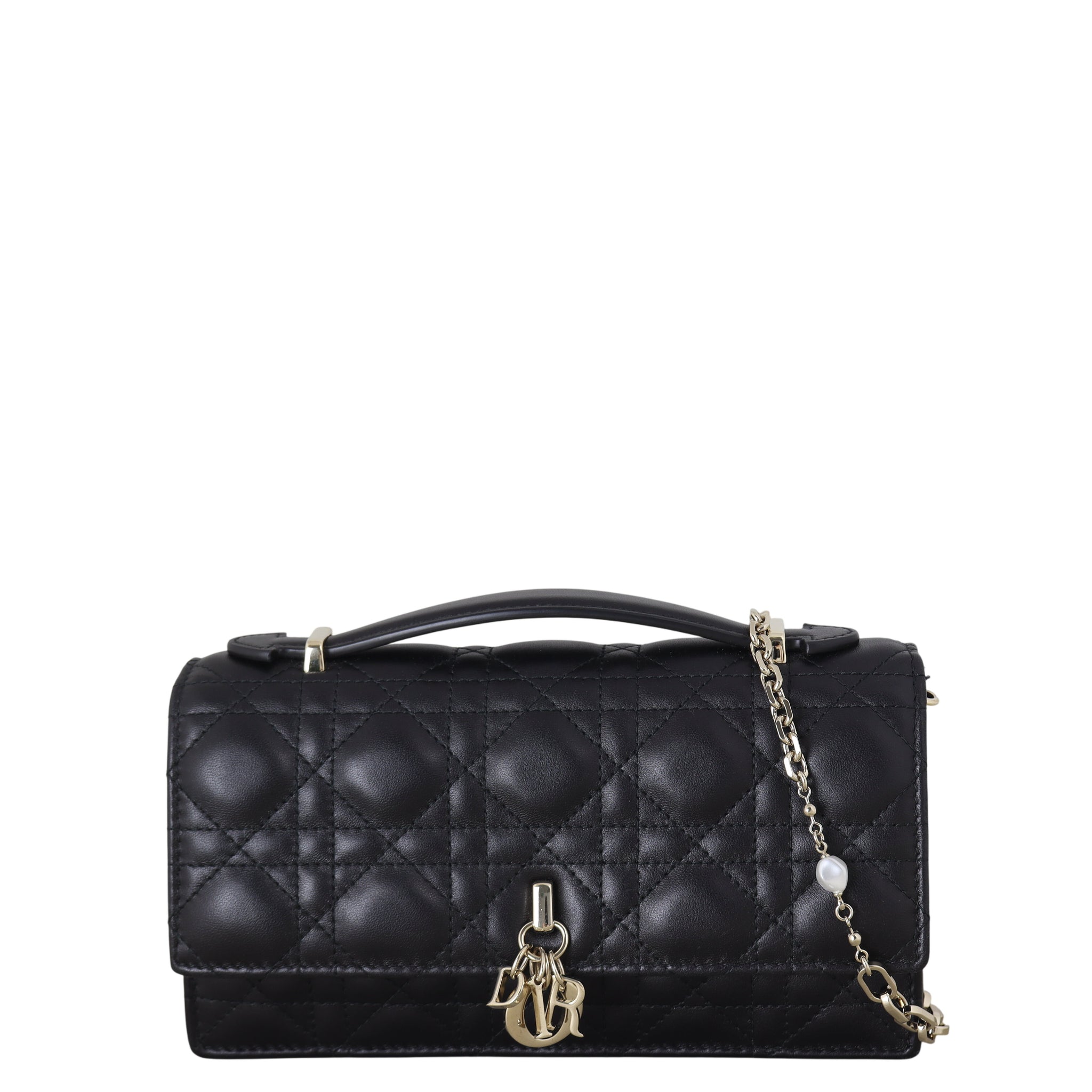 Dior My Dior Top Handle Mini Clutch on Chain