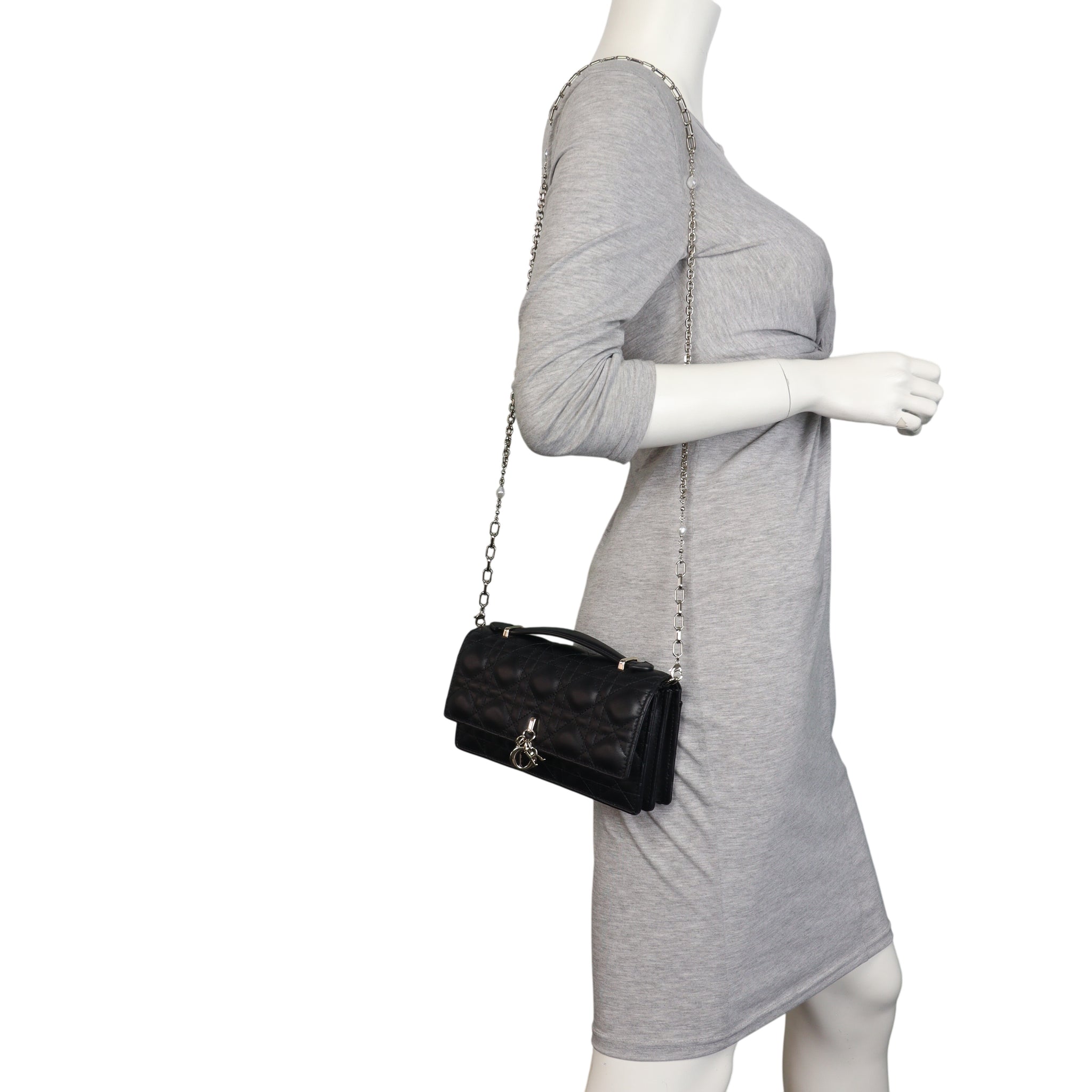 Dior My Dior Top Handle Mini Clutch on Chain