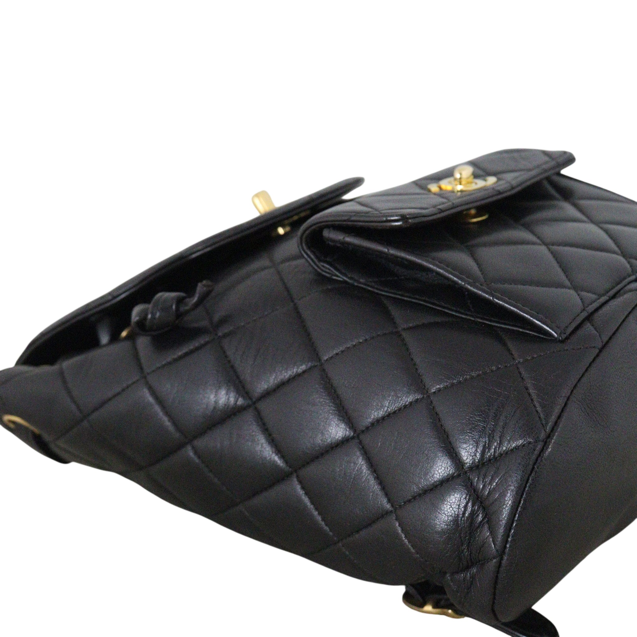 Chanel Duma Quilted Backpack Vintage